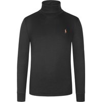 Polo Ralph Lauren Leichter Rollkragenpullover in Jersey-Qualität mit Logo-Stickerei in XL von Polo Ralph Lauren