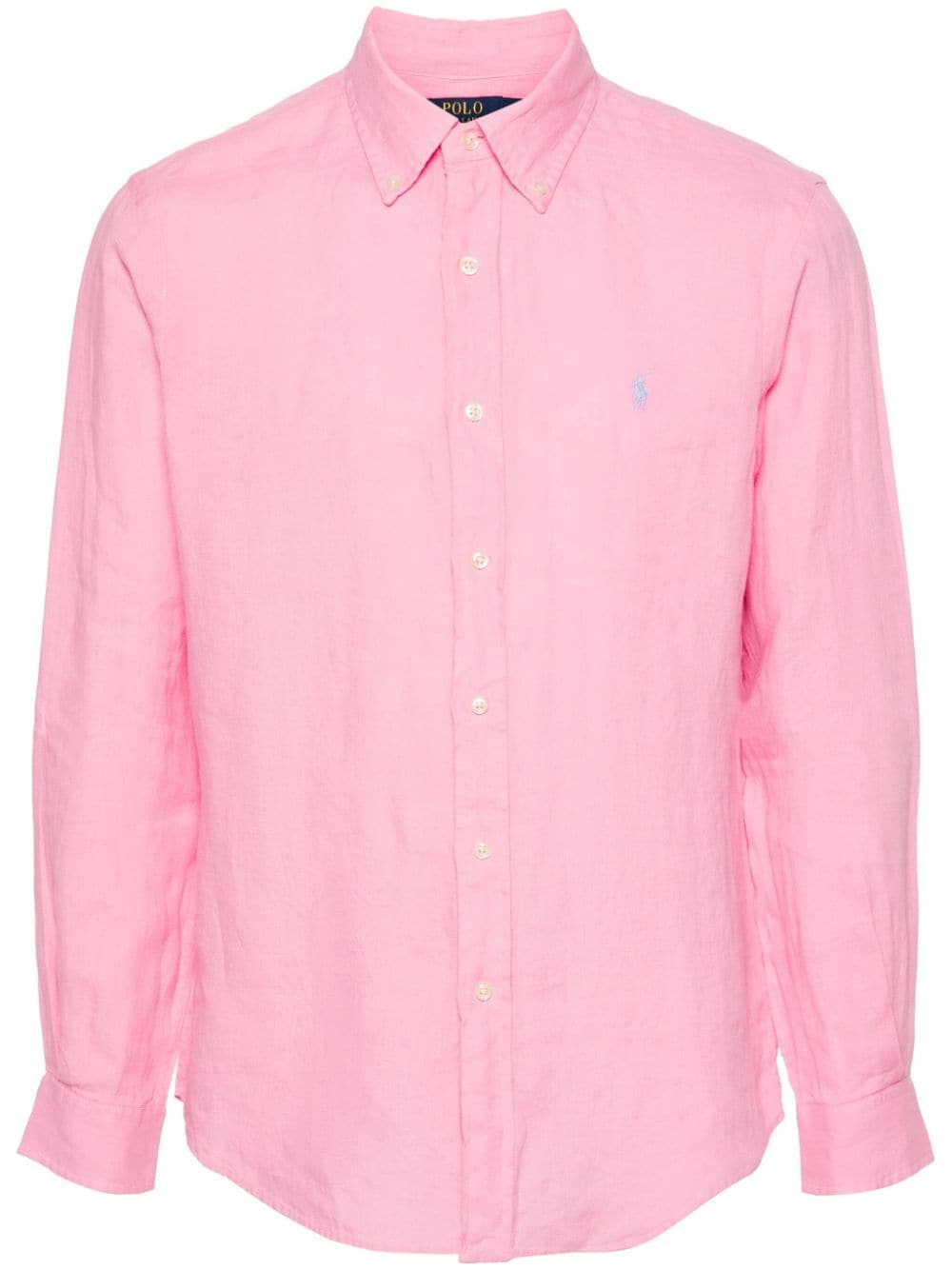 Polo Ralph Lauren Leinenhemd mit Polo Pony-Stickerei - Rosa von Polo Ralph Lauren