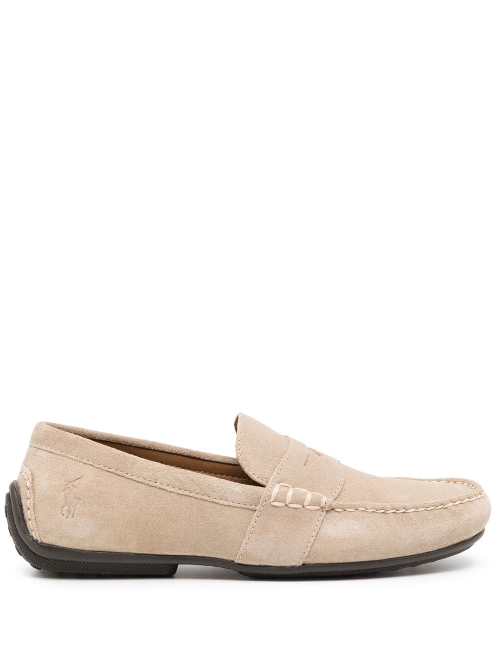 Polo Ralph Lauren Loafer mit runder Kappe - Nude von Polo Ralph Lauren