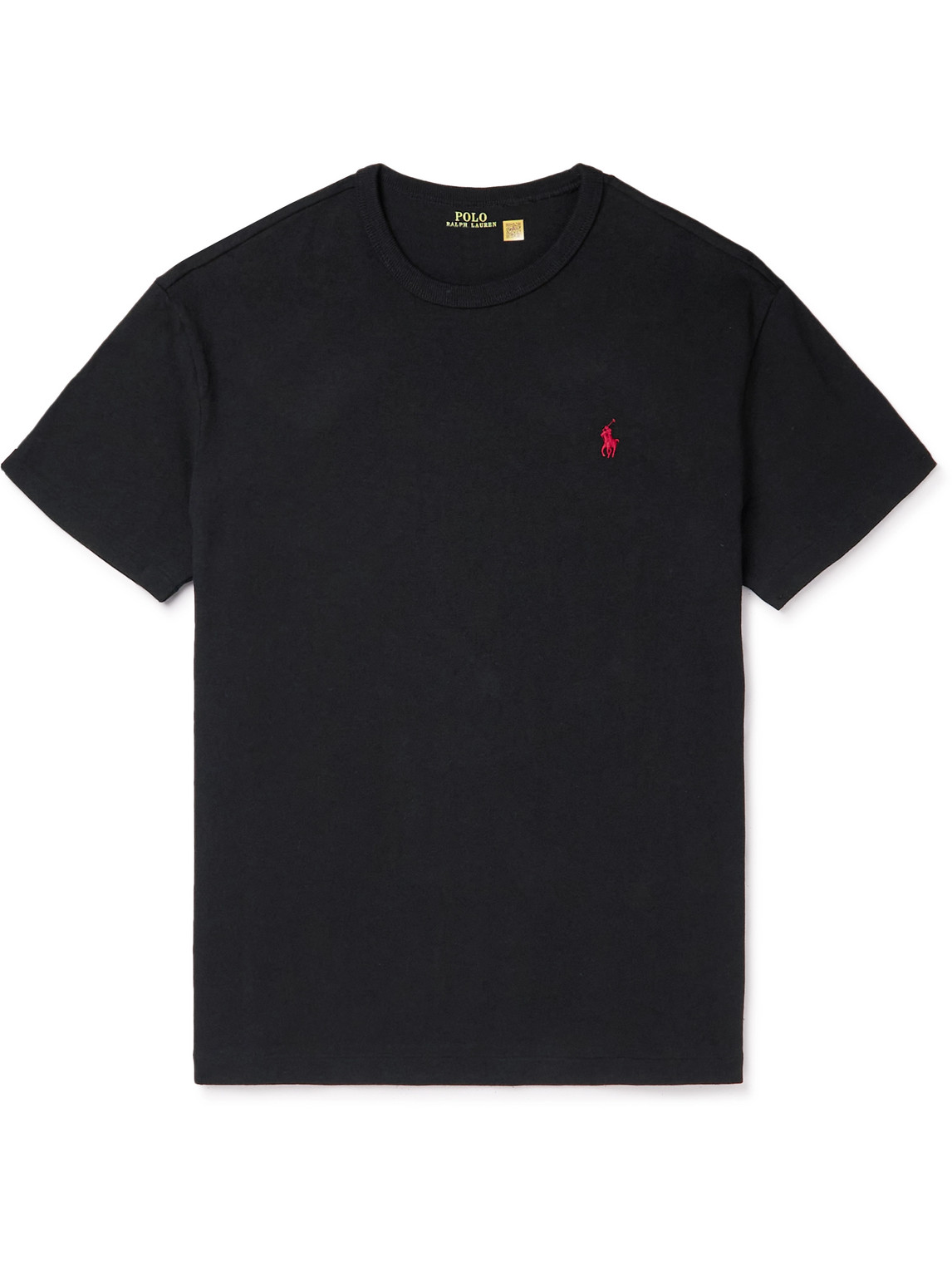 Polo Ralph Lauren - Logo-Embroidered Cotton-Jersey T-Shirt - Men - Black - L von Polo Ralph Lauren
