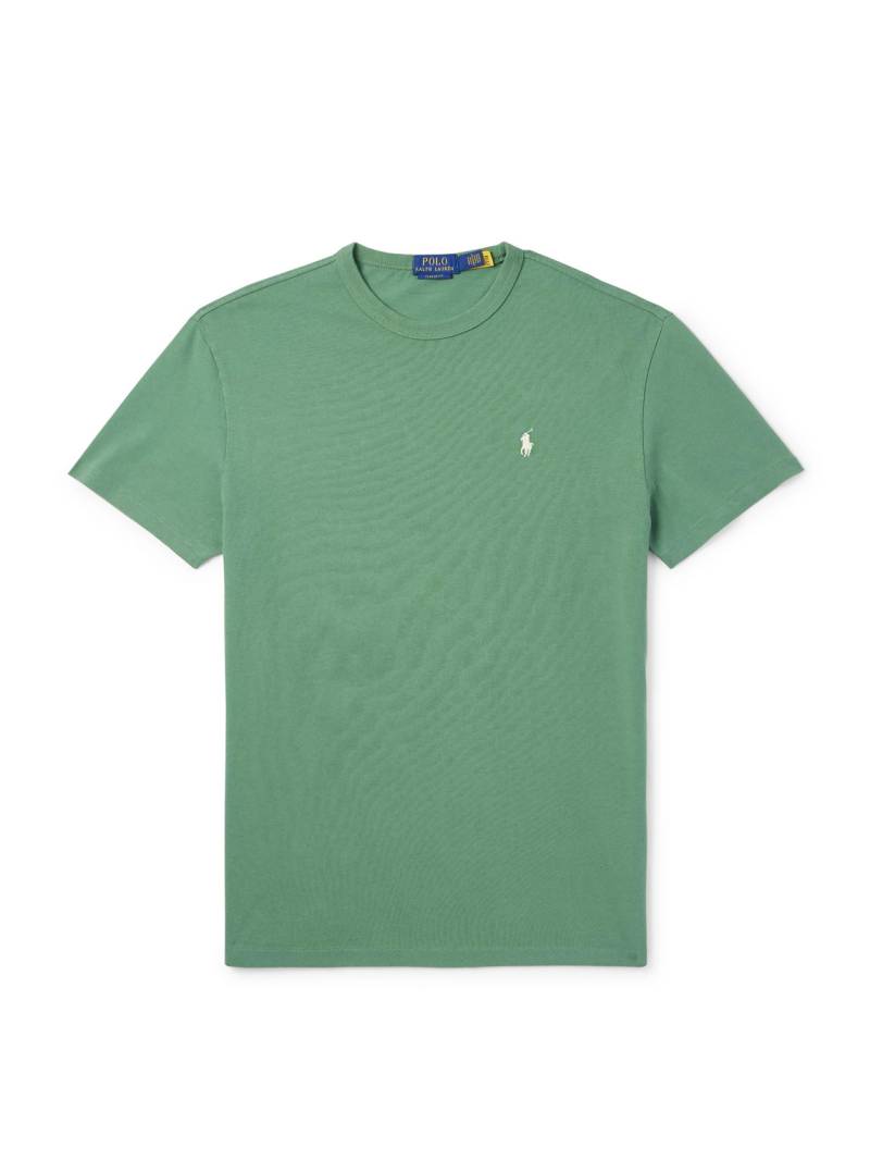 Polo Ralph Lauren - Logo-Embroidered Cotton-Jersey T-Shirt - Men - Green - XXL von Polo Ralph Lauren