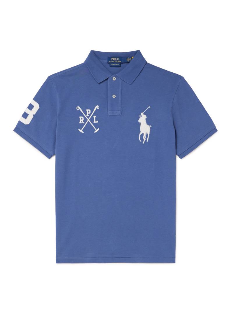 Polo Ralph Lauren - Logo-Embroidered Cotton-Piqué Polo Shirt - Men - Blue - XS Polo Ralph Lauren - Logo-Embroidered Cotton-Piqué Polo Shirt - Men - Blue - XS von Polo Ralph Lauren