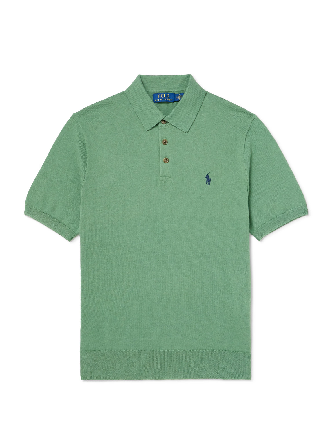 Polo Ralph Lauren - Logo-Embroidered Cotton Polo Shirt - Men - Green - L von Polo Ralph Lauren