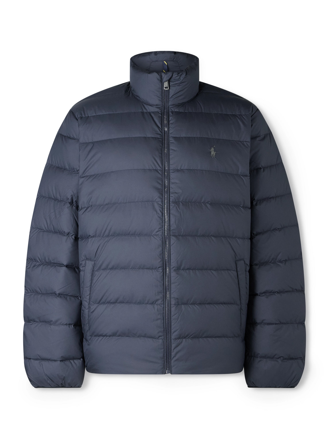 Polo Ralph Lauren - Logo-Embroidered Quilted Shell Down Jacket - Men - Blue - L von Polo Ralph Lauren