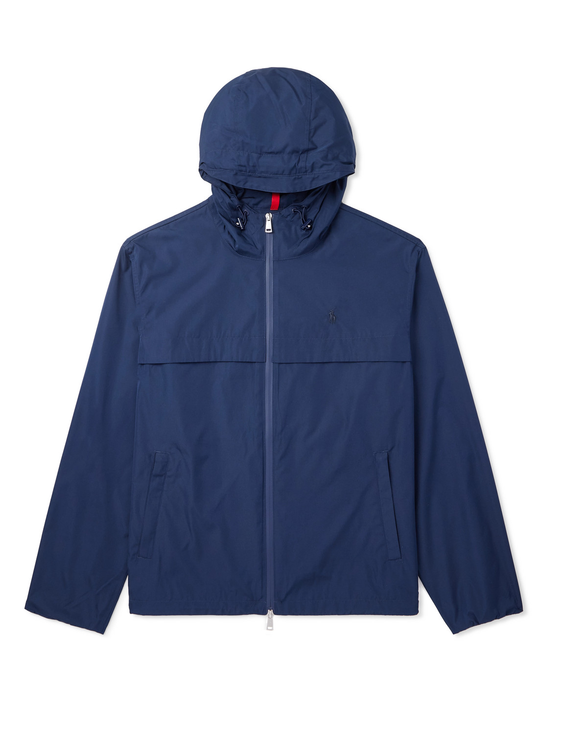Polo Ralph Lauren - Logo-Embroidered Shell Hooded Jacket - Men - Blue - S von Polo Ralph Lauren