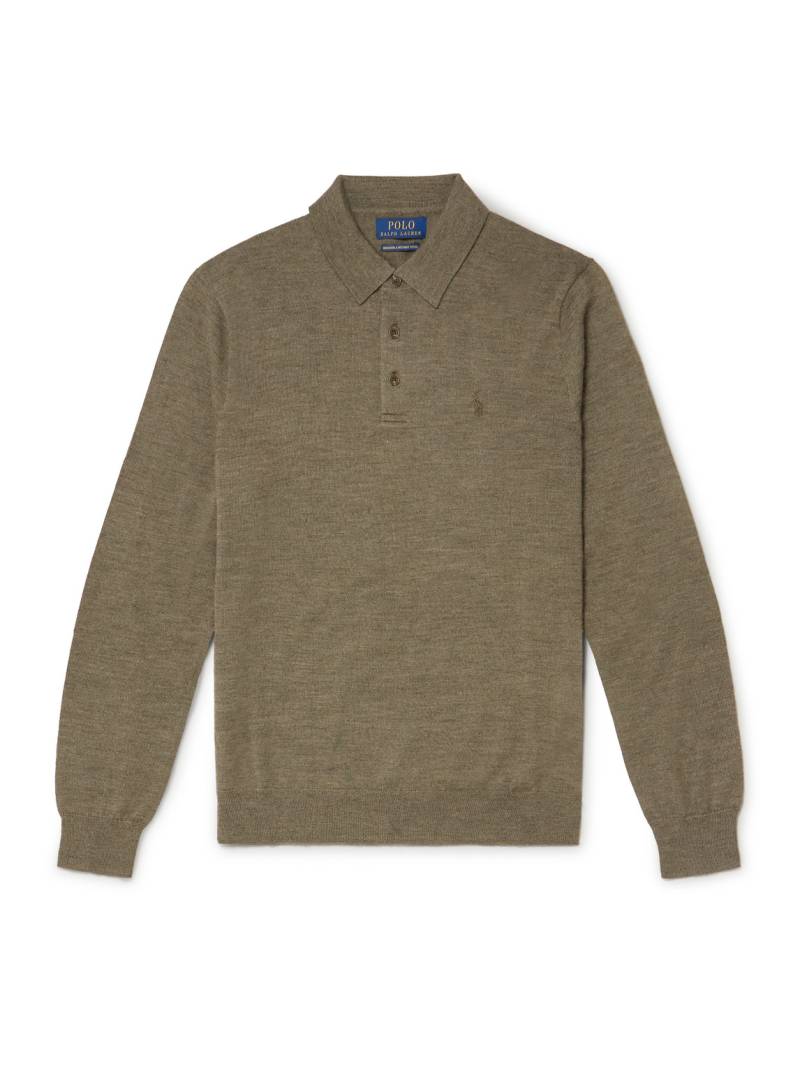 Polo Ralph Lauren - Logo-Embroidered Wool Polo Shirt - Men - Green - XS Polo Ralph Lauren - Logo-Embroidered Wool Polo Shirt - Men - Green - XS von Polo Ralph Lauren