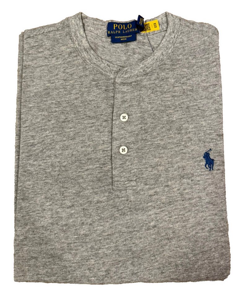 Polo Ralph Lauren Longsleeve Herren Featherweight Mesh Henley Opa Langarmshirt Shirt Sofortige Authentifizierung über das Ralph Lauren-System möglich von Polo Ralph Lauren