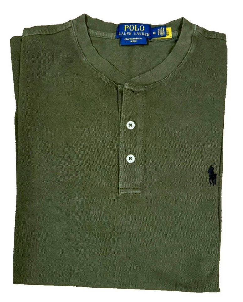 Polo Ralph Lauren Longsleeve Herren Featherweight Mesh Henley Opa Langarmshirt Shirt Sofortige Authentifizierung über das Ralph Lauren-System möglich von Polo Ralph Lauren