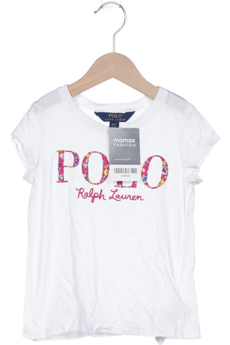 Polo Ralph Lauren Mädchen T-Shirt, weiß von Polo Ralph Lauren