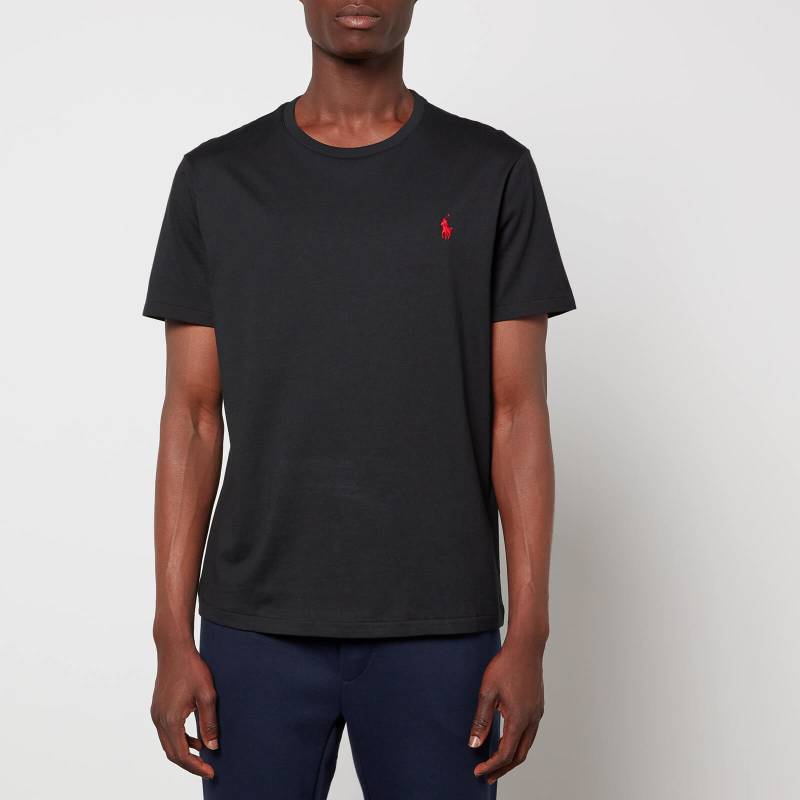 Polo Ralph Lauren Custom-Slim-Fit Rundhals-T-Shirt - RL Black - L von Polo Ralph Lauren