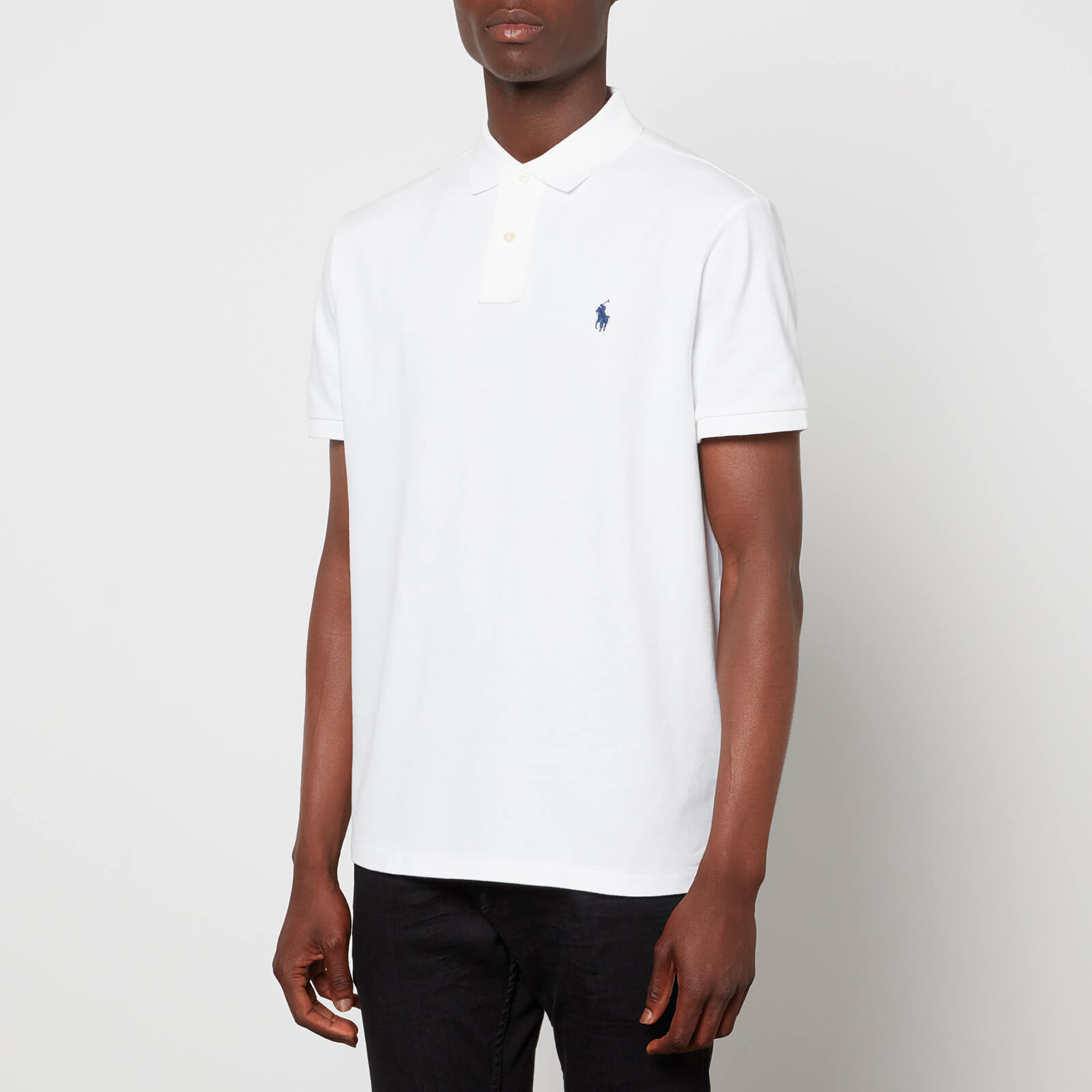 Polo Ralph Lauren Custom-Slim-Fit Poloshirt aus Piqué - White - S von Polo Ralph Lauren