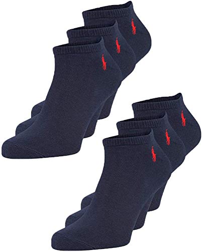 Polo Ralph Lauren Men's Pack of 6 Low Cut Classic Sport Socks, New Navy (One Size (10-13)) von Polo Ralph Lauren