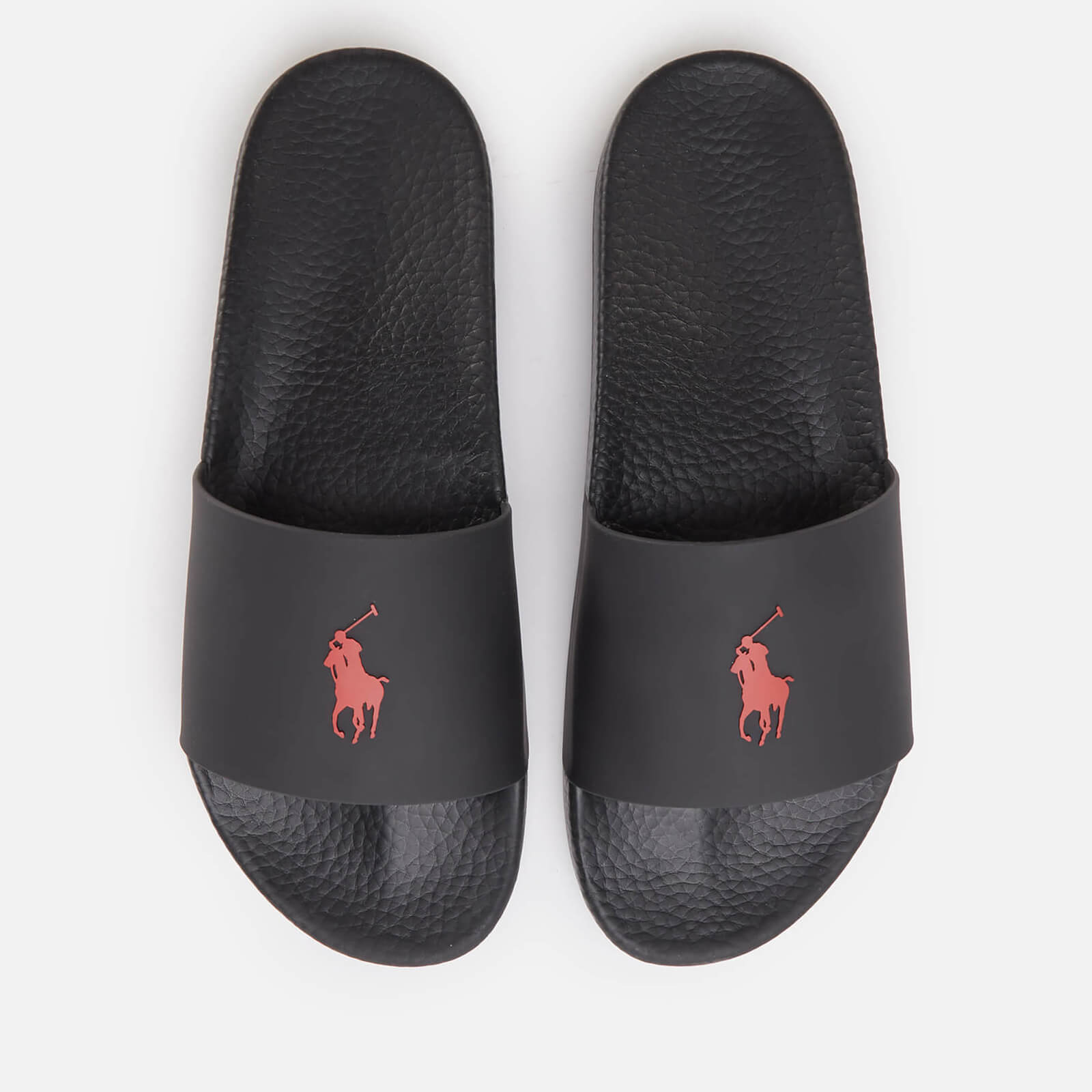 Polo Ralph Lauren Men's Pp Slide Sandals - Black/Red PP - UK 8 von Polo Ralph Lauren