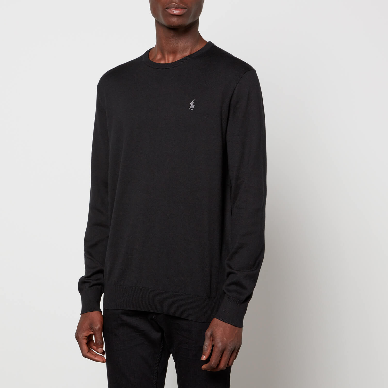 Polo Ralph Lauren Slim-Fit Baumwollpullover - Polo Black - XL von Polo Ralph Lauren