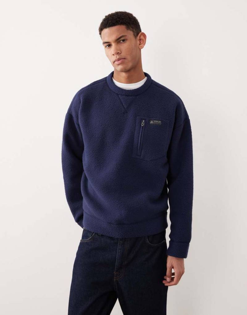 Polo Ralph Lauren - Mountain - Langärmliger Pullover in Marineblau kariert von Polo Ralph Lauren