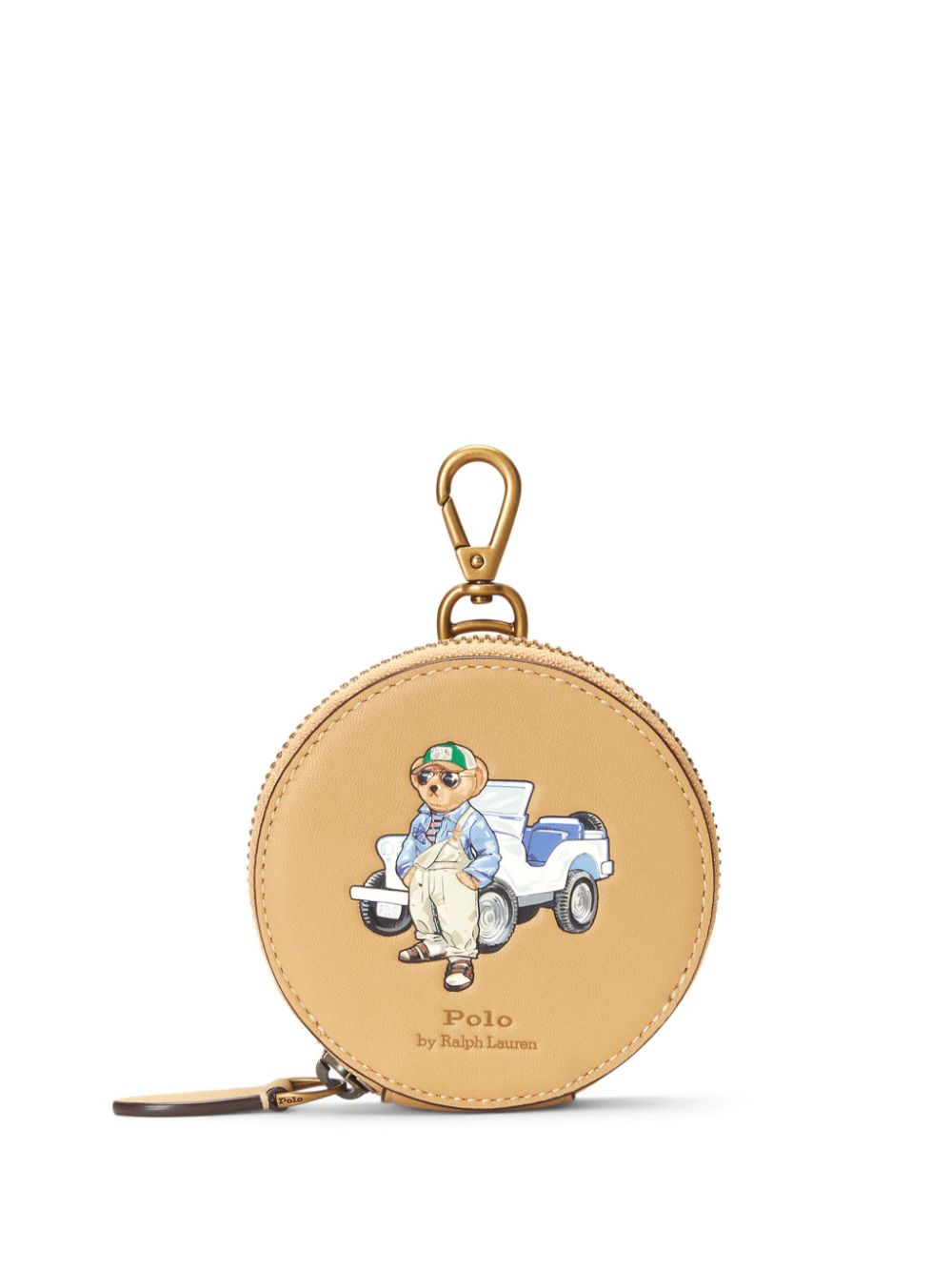 Polo Ralph Lauren Münztäschen mit Polobär-Motiv - Nude von Polo Ralph Lauren