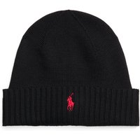Polo Ralph Lauren Mütze in leicher Woll-Qualität mit Logo-Aufnäher Polo Ralph Lauren Mütze in leicher Woll-Qualität mit Logo-Aufnäher von Polo Ralph Lauren
