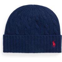 Polo Ralph Lauren Mütze mit Zopfstrickmuster aus einem Wollgemisch in 0 von Polo Ralph Lauren