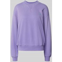 Polo Ralph Lauren Oversized Sweatshirt mit Label-Stitching in Lila, Größe L von Polo Ralph Lauren