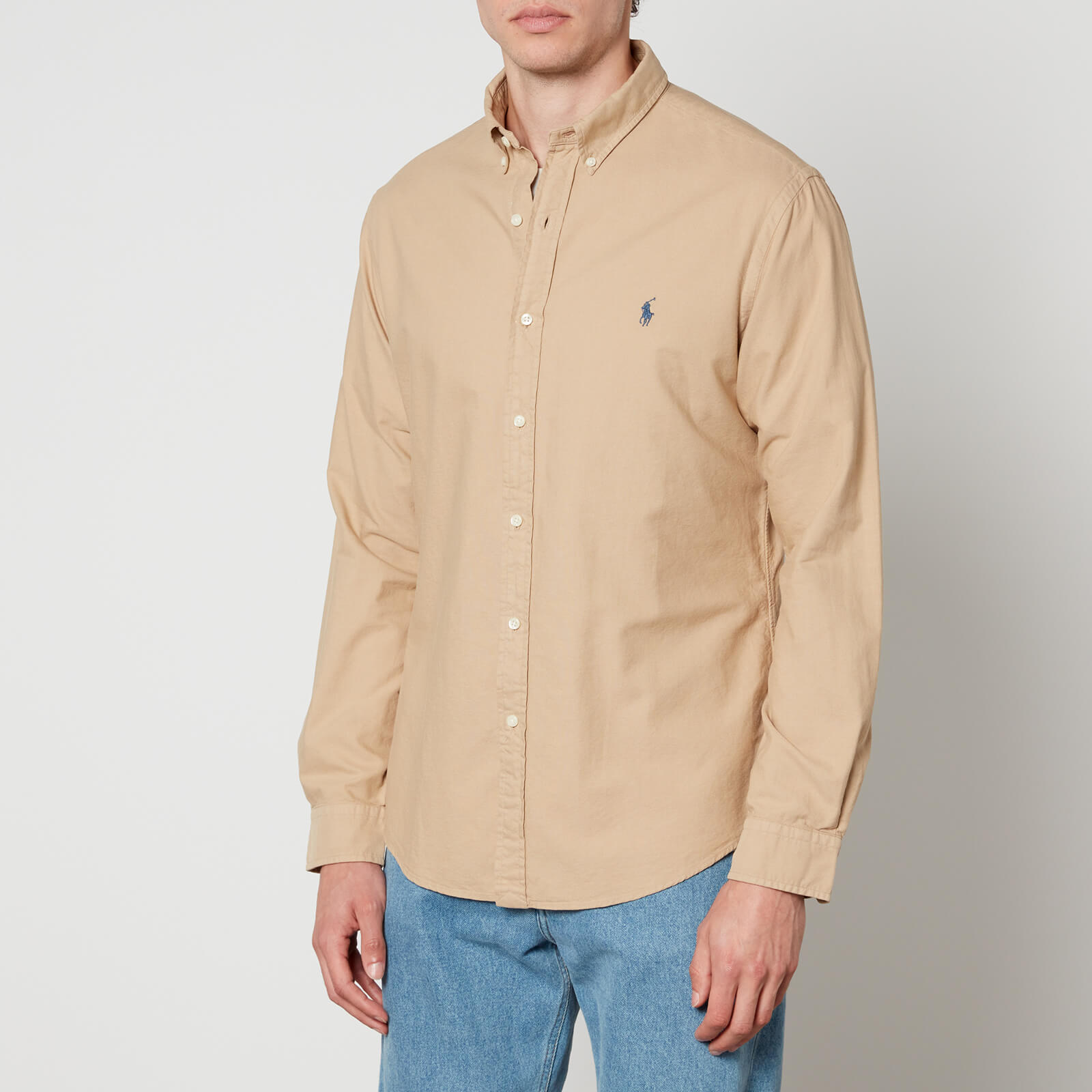 Polo Ralph Lauren Gefärbtes Custom-Fit Oxfordhemd - Surrey Tan - XL von Polo Ralph Lauren