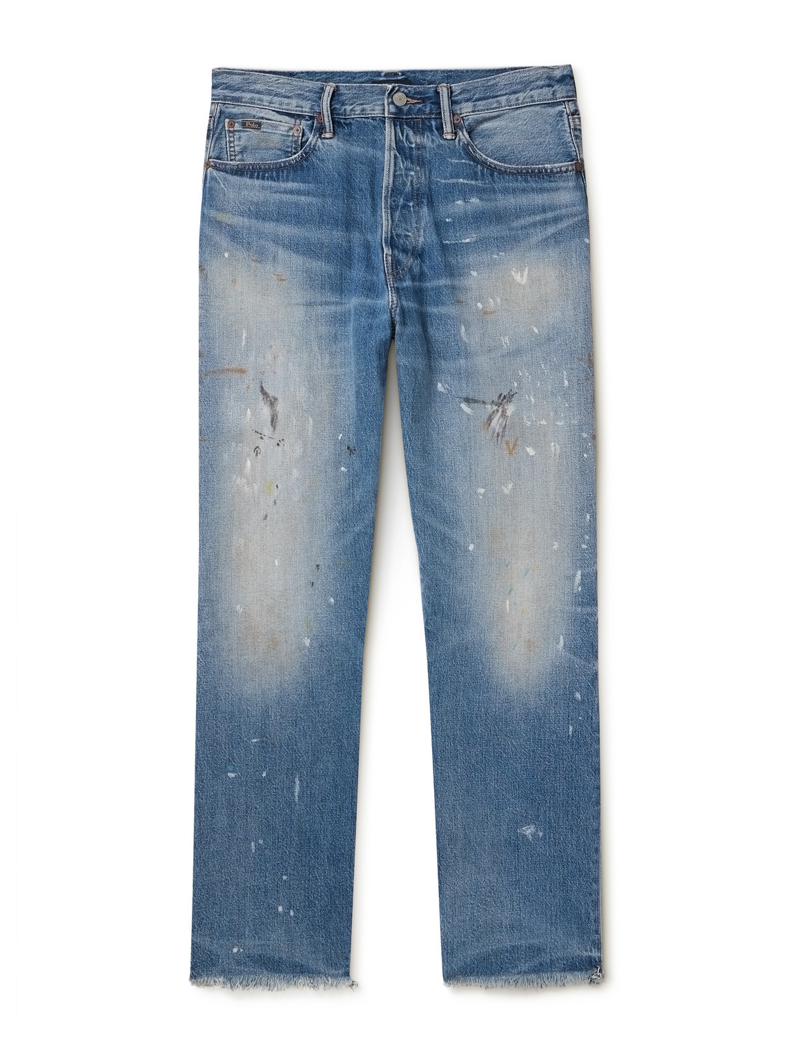 Polo Ralph Lauren - Painted Straight-Leg Jeans - Men - Blue - UK/US 32 von Polo Ralph Lauren