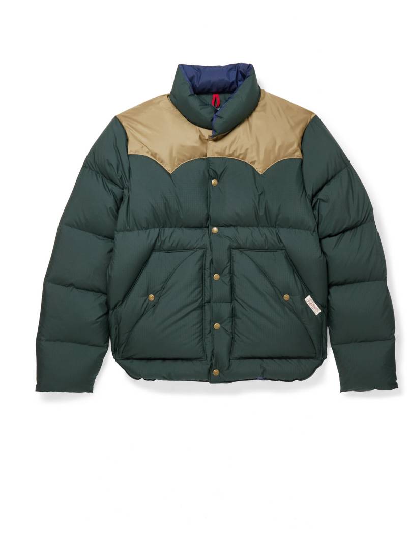 Polo Ralph Lauren - Polo Country Shell-Trimmed Quilted Recycled-Ripstop Jacket - Men - Green - M von Polo Ralph Lauren