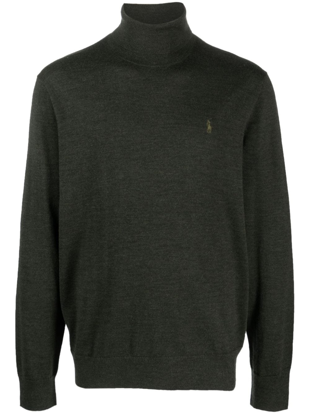 Polo Ralph Lauren Rollkragenpullover mit Polo Pony - Grün von Polo Ralph Lauren