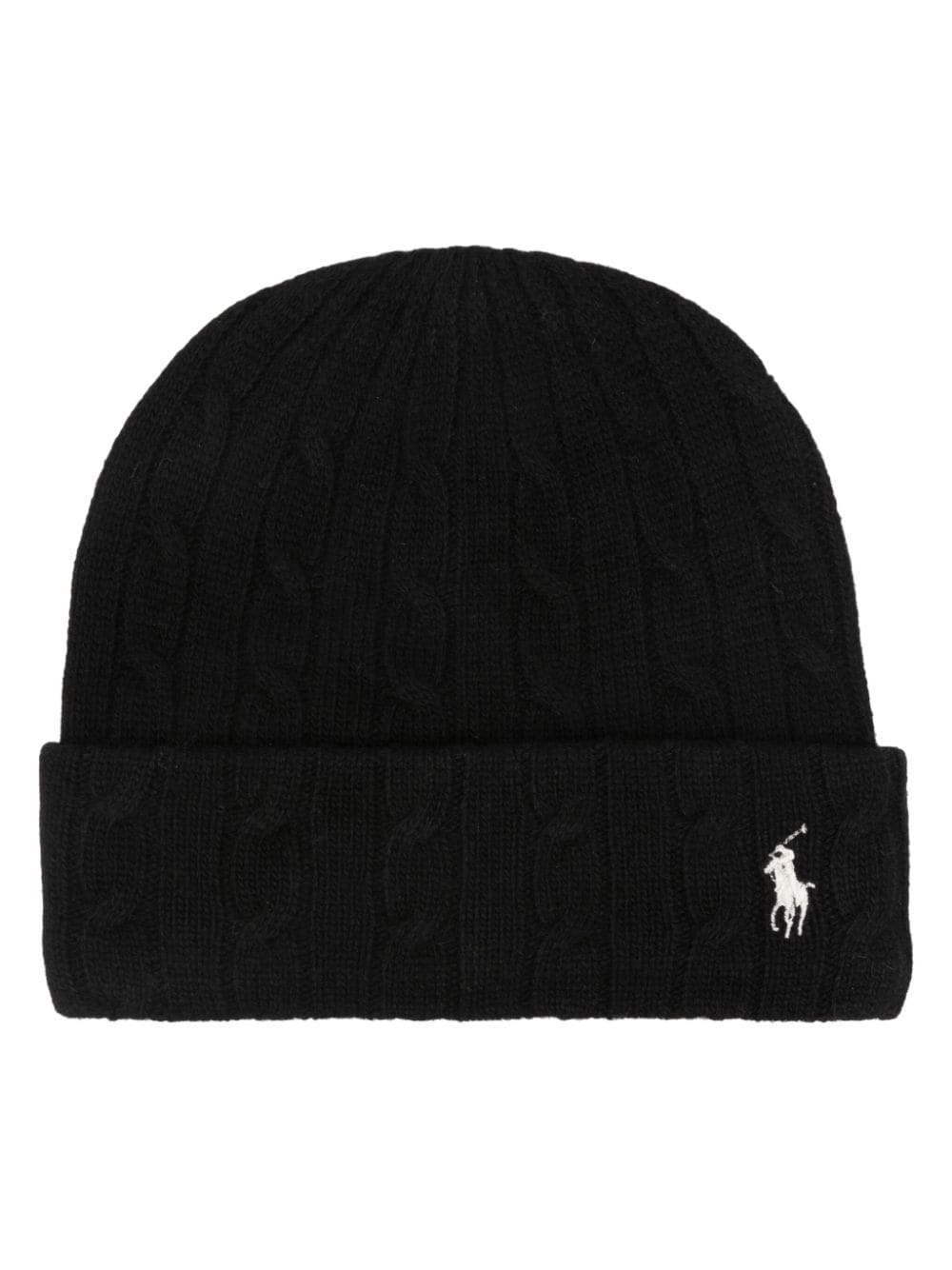 Polo Ralph Lauren Beanie mit Polo Pony - Schwarz von Polo Ralph Lauren