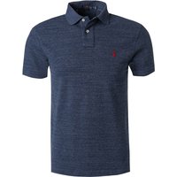 Polo Ralph Lauren Herren Polo-Shirt blau meliert Slim Fit von Polo Ralph Lauren