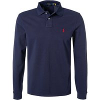 Polo Ralph Lauren Herren Polo-Shirt blau Baumwoll-Piqué Slim Fit von Polo Ralph Lauren