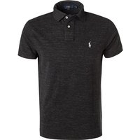 Polo Ralph Lauren Herren Polo-Shirt schwarz meliert Slim Fit von Polo Ralph Lauren