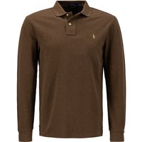 Polo Ralph Lauren Herren Polo-Shirt braun Baumwoll-Piqué Slim Fit von Polo Ralph Lauren