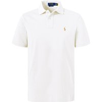 Polo Ralph Lauren Herren Polo-Shirt weiß Baumwoll-Piqué Slim Fit von Polo Ralph Lauren