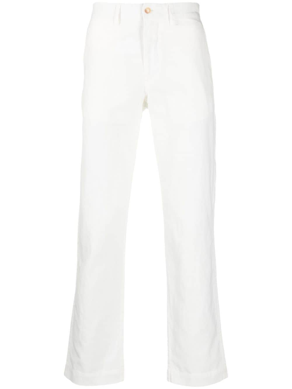 Polo Ralph Lauren Straight-Leg-Hose mit Polo-Motiv - Weiß von Polo Ralph Lauren