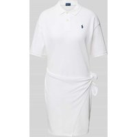 Polo Ralph Lauren Polokleid mit Knotendetail in Weiss, Größe XS Polo Ralph Lauren Polokleid mit Knotendetail in Weiss, Größe XS von Polo Ralph Lauren