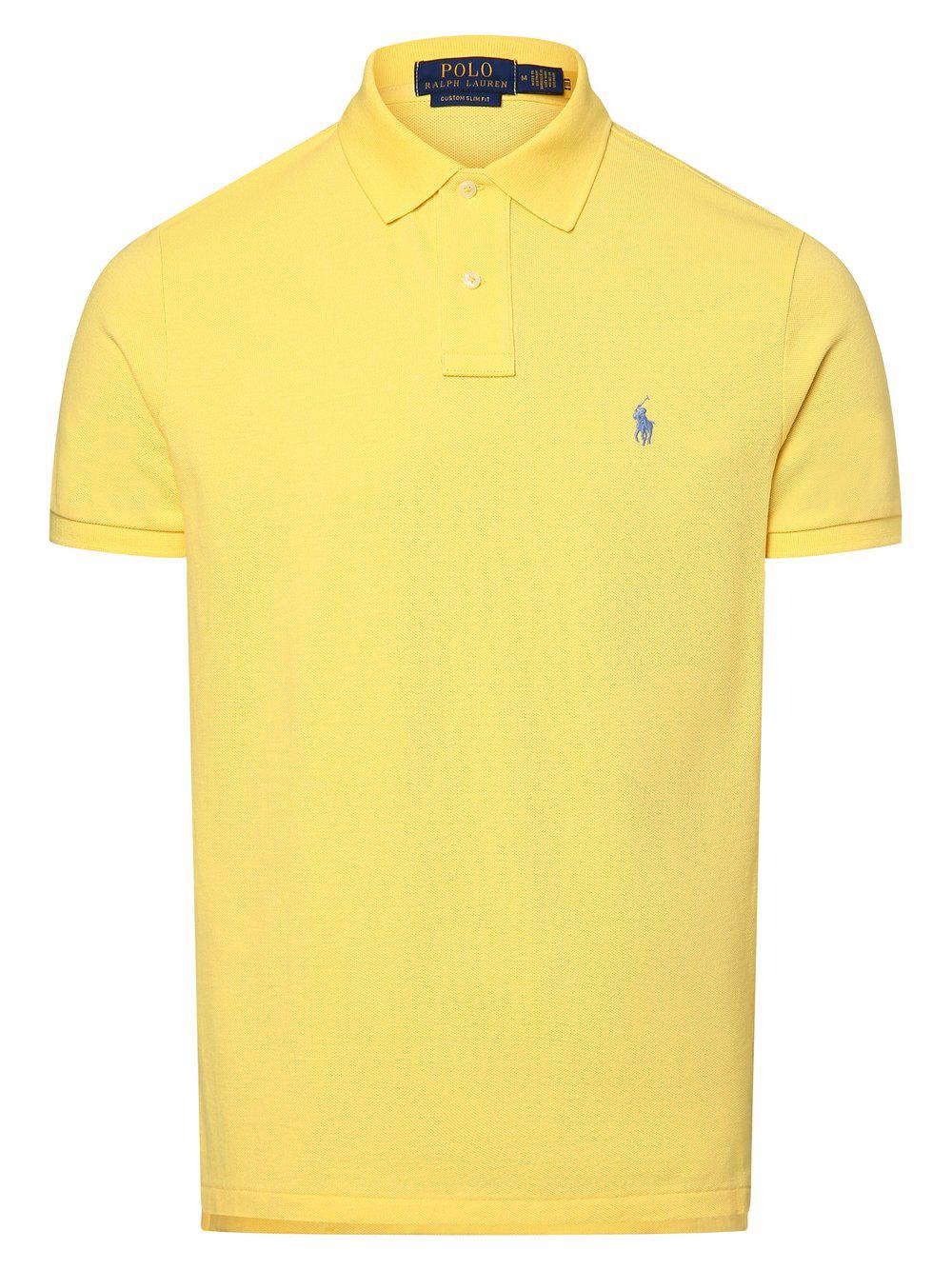 Polo Ralph Lauren Poloshirt Herren Baumwolle Knopfleiste, gelb von Polo Ralph Lauren