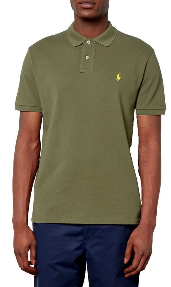 Polo Ralph Lauren Poloshirt Herren Polohemd Custom Slim Fit Pony Sofortige Authentifizierung über das Ralph Lauren-System möglich von Polo Ralph Lauren