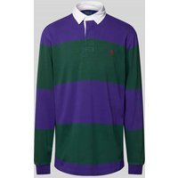 Polo Ralph Lauren Poloshirt mit Label-Stitching in Lila, Größe S von Polo Ralph Lauren