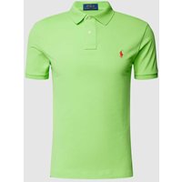 Polo Ralph Lauren Poloshirt mit Logo-Stitching Modell 'BASIC' in Hellgruen, Größe XS Polo Ralph Lauren Poloshirt mit Logo-Stitching Modell 'BASIC' in Hellgruen, Größe XS von Polo Ralph Lauren