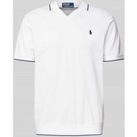 Polo Ralph Lauren Poloshirt mit Logo-Stitching Modell 'JOHNNY' in Weiss, Größe XXL Polo Ralph Lauren Poloshirt mit Logo-Stitching Modell 'JOHNNY' in Weiss, Größe XXL von Polo Ralph Lauren