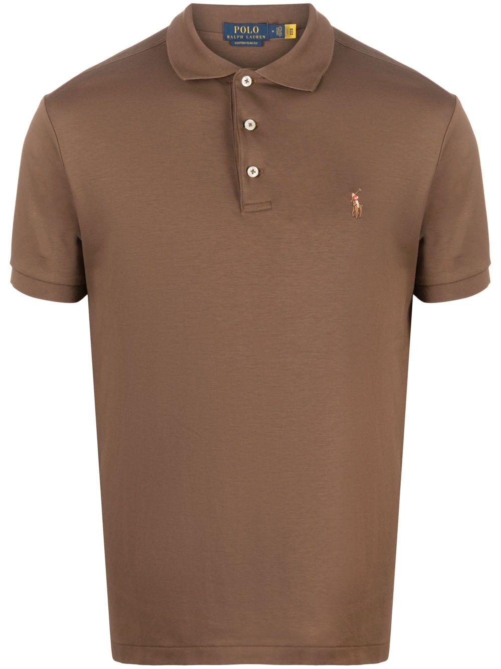 Polo Ralph Lauren Poloshirt mit Polo Pony - Braun von Polo Ralph Lauren