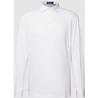 Polo Ralph Lauren Poloshirt mit kurzer Knopfleiste in Offwhite, Größe L von Polo Ralph Lauren