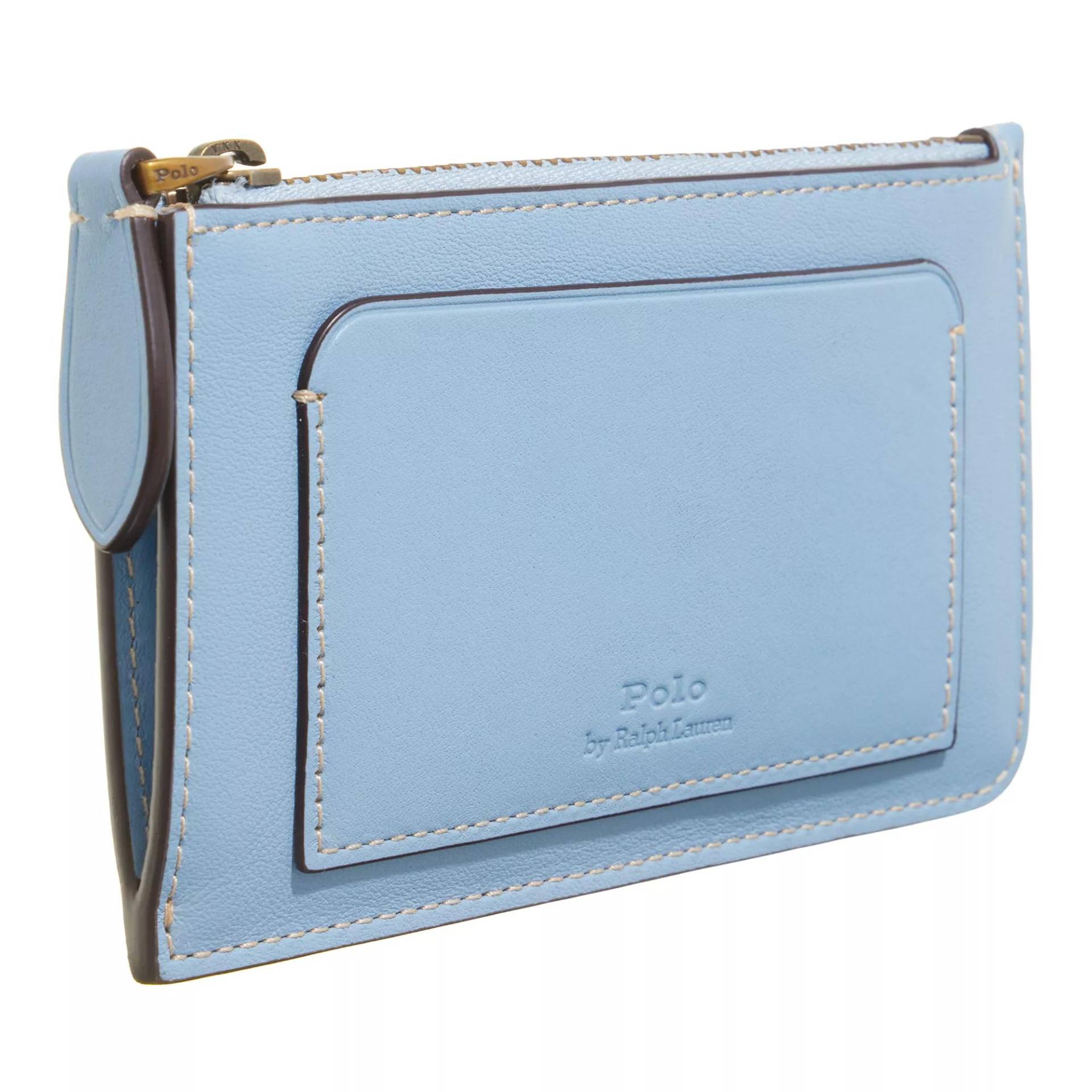 Polo Ralph Lauren Portemonnaie - Zip Card Case Small - Gr. unisize - in Blau - für Damen von Polo Ralph Lauren