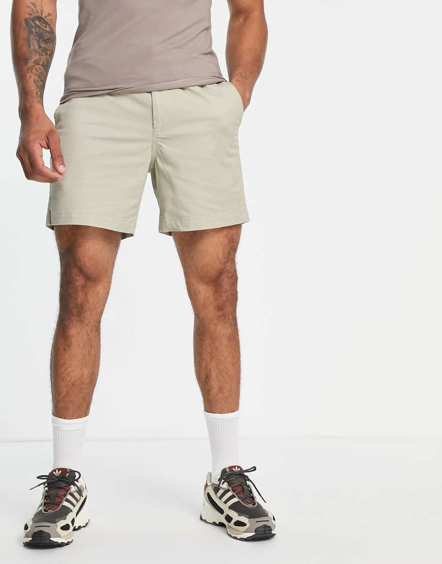 Polo Ralph Lauren - Prepster - Klassisch geschnittene Chino-Shorts in Beige mit Polospieler-Logo-Neutral Polo Ralph Lauren - Prepster - Klassisch geschnittene Chino-Shorts in Beige mit Polospieler-Logo-Neutral von Polo Ralph Lauren