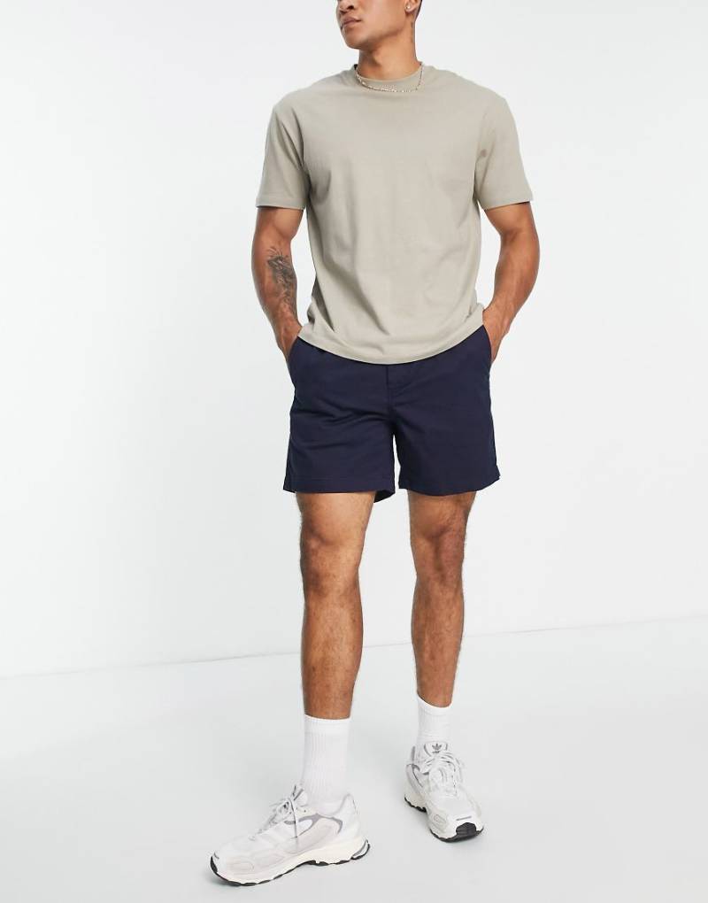 Polo Ralph Lauren - Prepster - Twill-Shorts in Marineblau mit Symbollogo von Polo Ralph Lauren