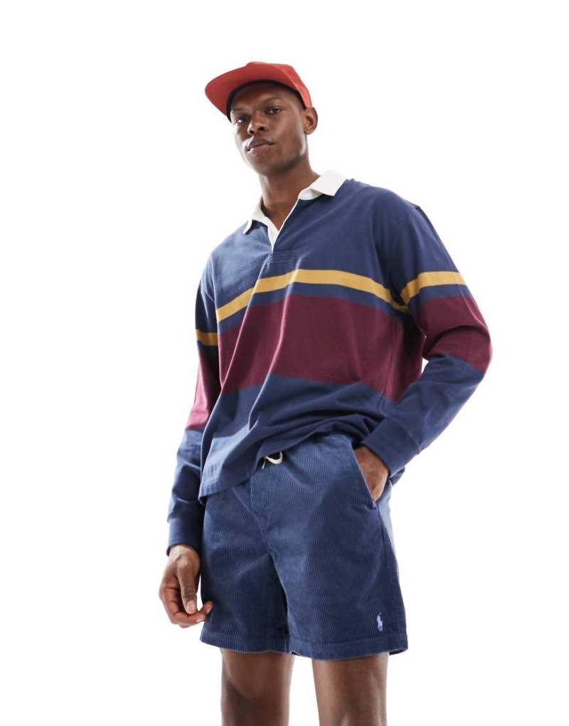 Polo Ralph Lauren - Prepster - Cord-Shorts in Marineblau mit Markenlogo Polo Ralph Lauren - Prepster - Cord-Shorts in Marineblau mit Markenlogo von Polo Ralph Lauren