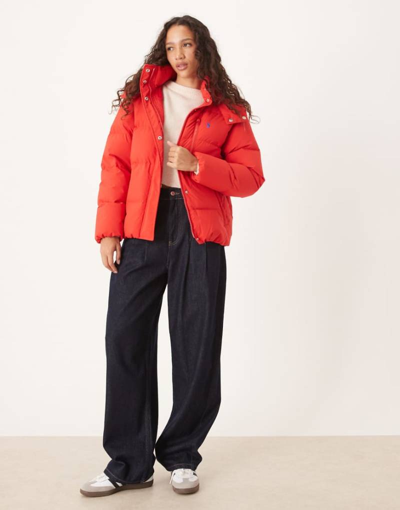 Polo Ralph Lauren - Pufferjacke in Rot mit Markenlogo von Polo Ralph Lauren