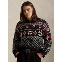 Polo Ralph Lauren Pullover aus Wolle mit Norweger-Muster in XL von Polo Ralph Lauren