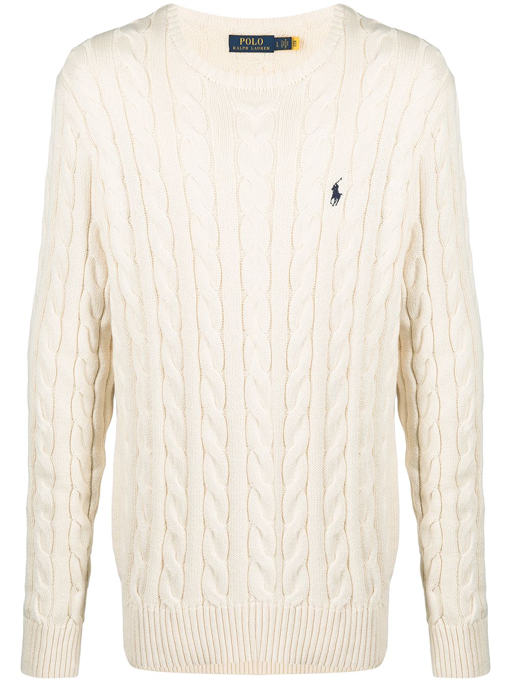 Polo Ralph Lauren Pullover mit Zopfmuster - Nude von Polo Ralph Lauren