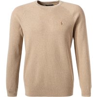 Polo Ralph Lauren Herren Pullover beige Baumwolle unifarben von Polo Ralph Lauren